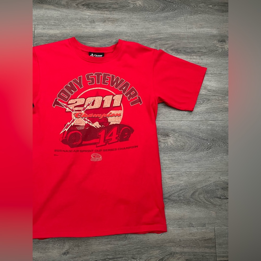 Chase Authentics  red NASCAR Shirt racing size medium M - Picture 5 of 7